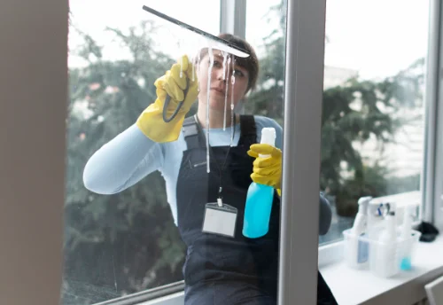 Nettoyage de vitres intérieures et extérieures à Cannes-et-Clairan